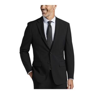 New Calvin Klein Slim Fit Wool Suit Jacket Black‎ 44 Long